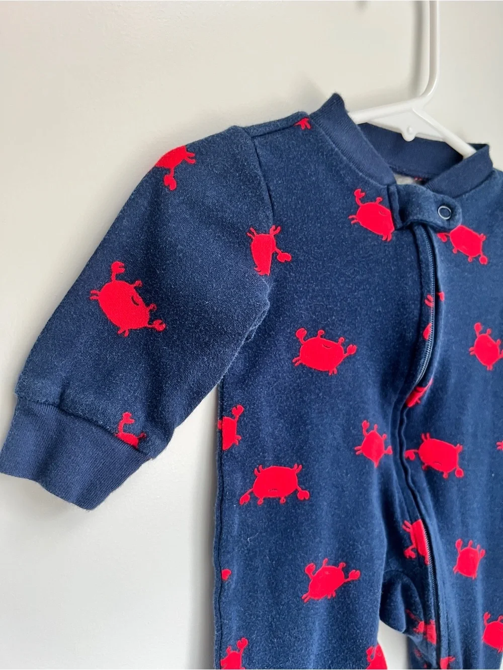 Carter’s Crab Footie Pajamas | 3 Months Nautical Sleeper